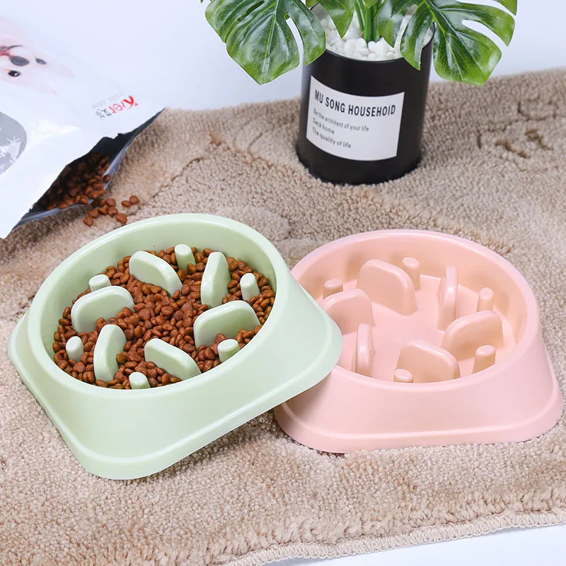 New-Pet-Dog-Bowl-Slow-Feeder-Plastic-Anti-Choking-Puppy-Cat-Eating-Dish-Bowl-Anti-Gulping-3